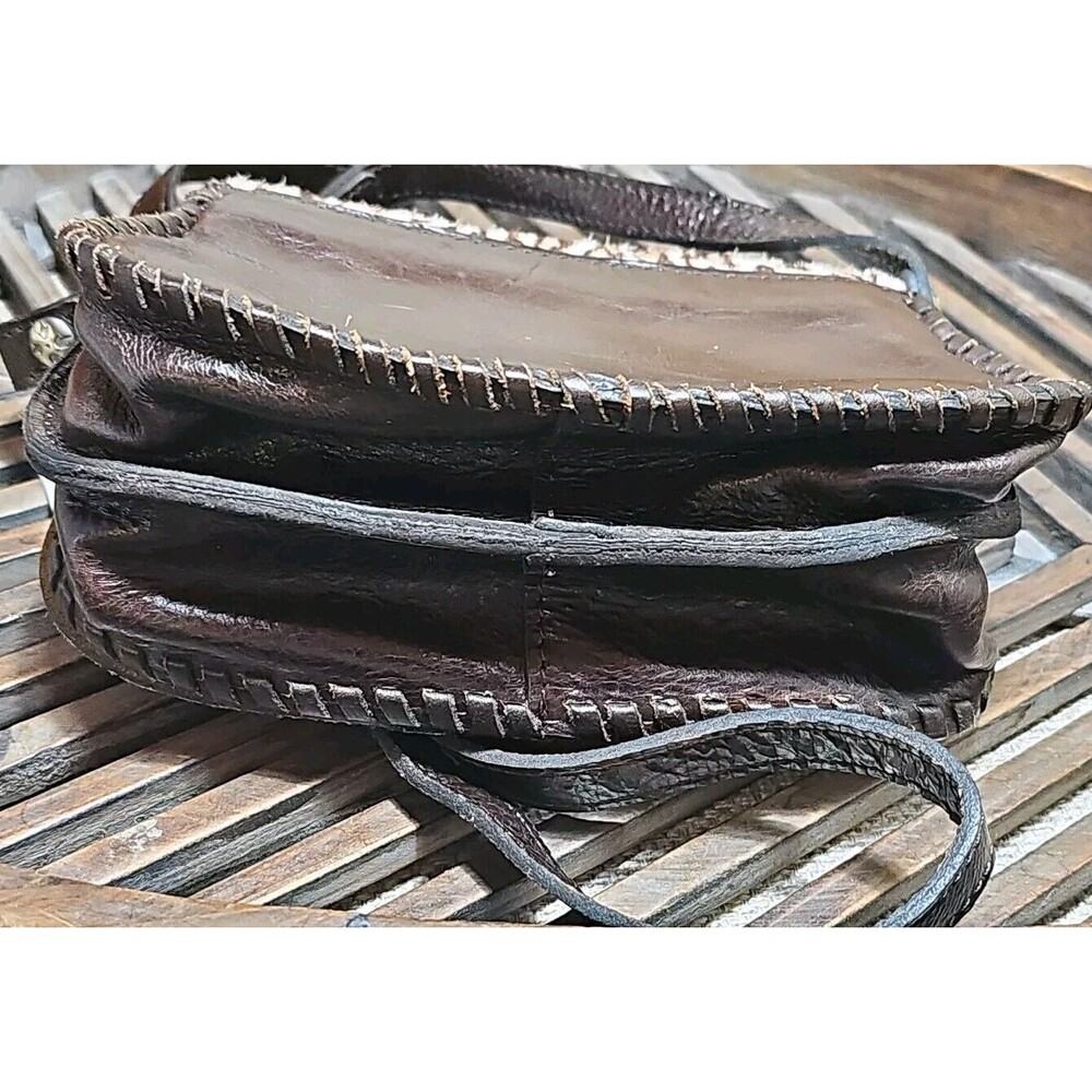 Patricia Nash Finch Leather Crossbody Bag Purse White Exotic Cat Brand New - Picture 4 of 10